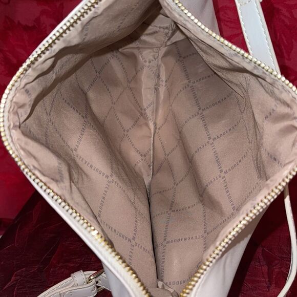 Steve Madden‎ White Cross Body Shoulder Bag….Like New - Picture 12 of 15